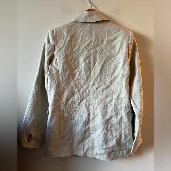 NWT Abercrombie & Fitch The A&F Linen Collection Linen Blazer - Picture 11 of 11